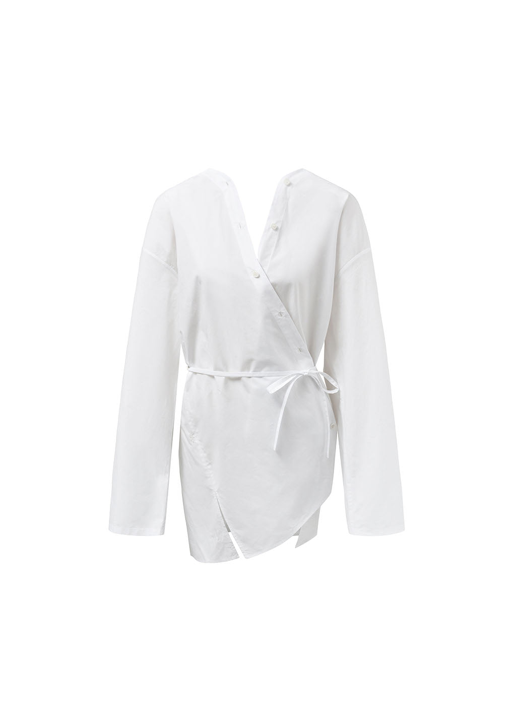 cotton shirts dress, white