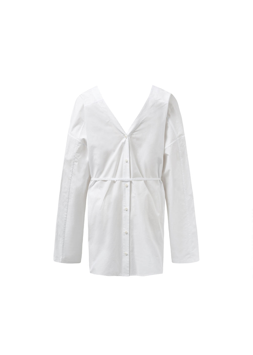 cotton shirts dress, white
