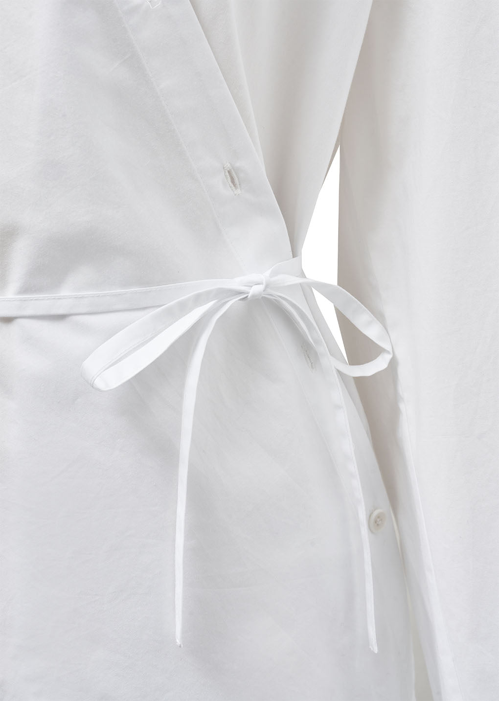 cotton shirts dress, white