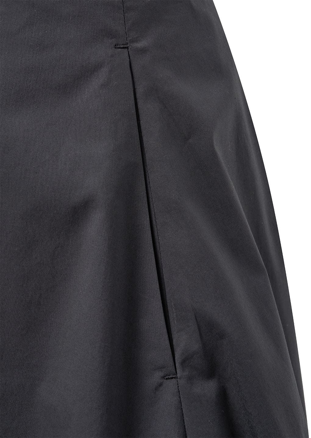 cotton volume shirring shorts, charcoal