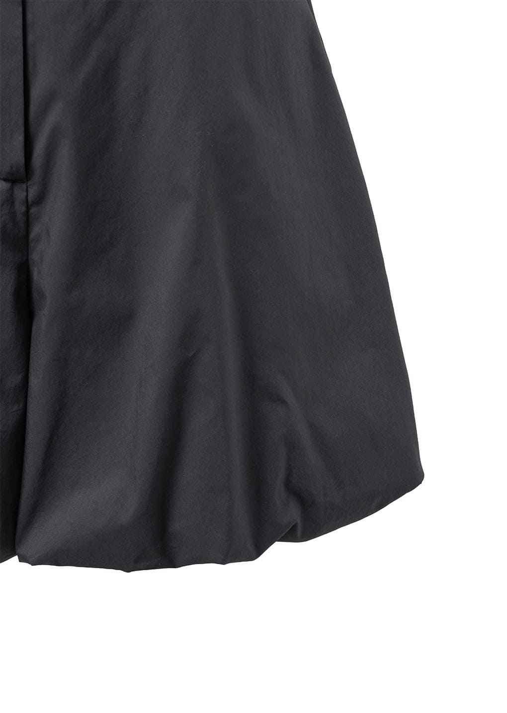 cotton volume shirring shorts, charcoal