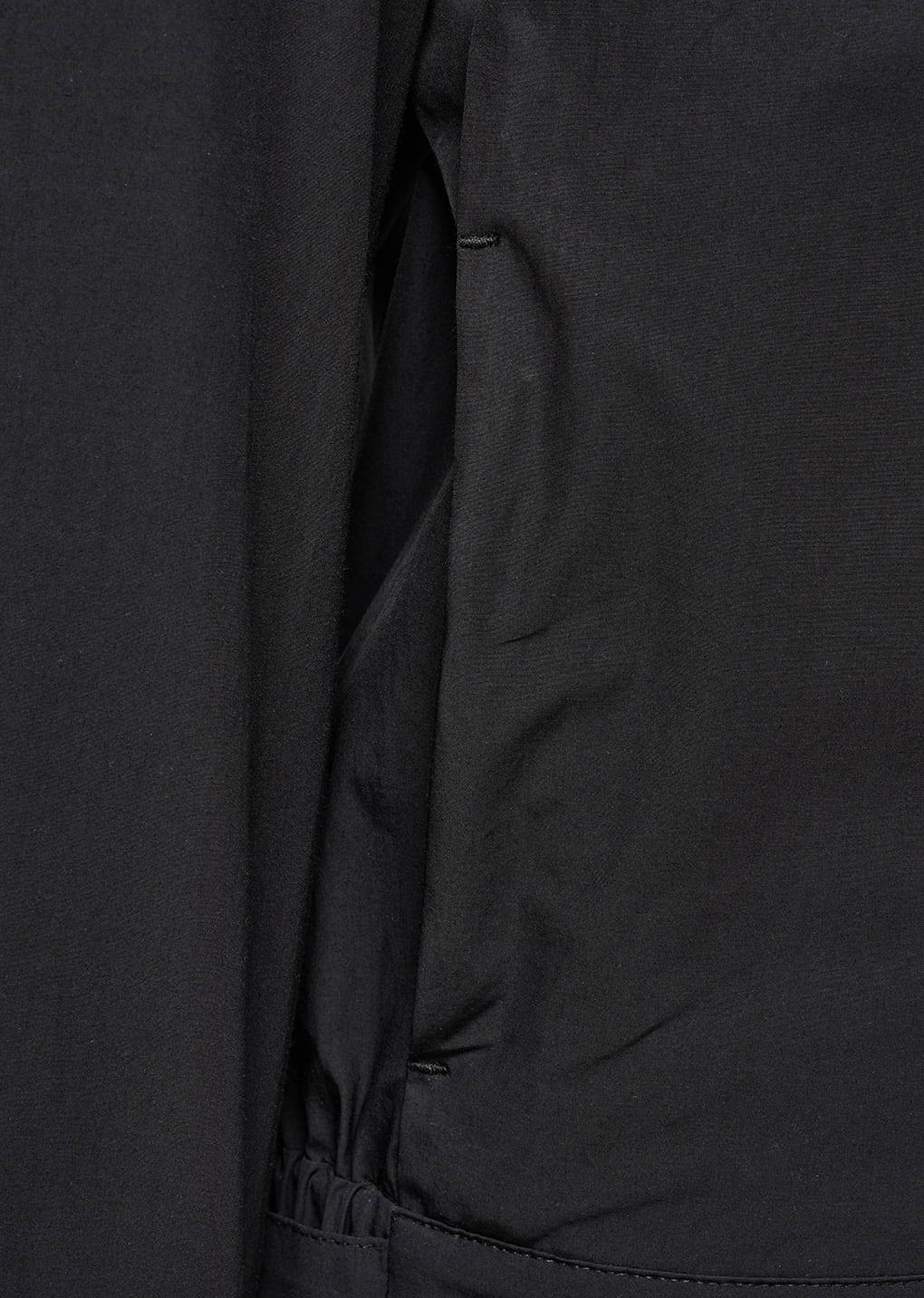 cropped zip-up jumper, black