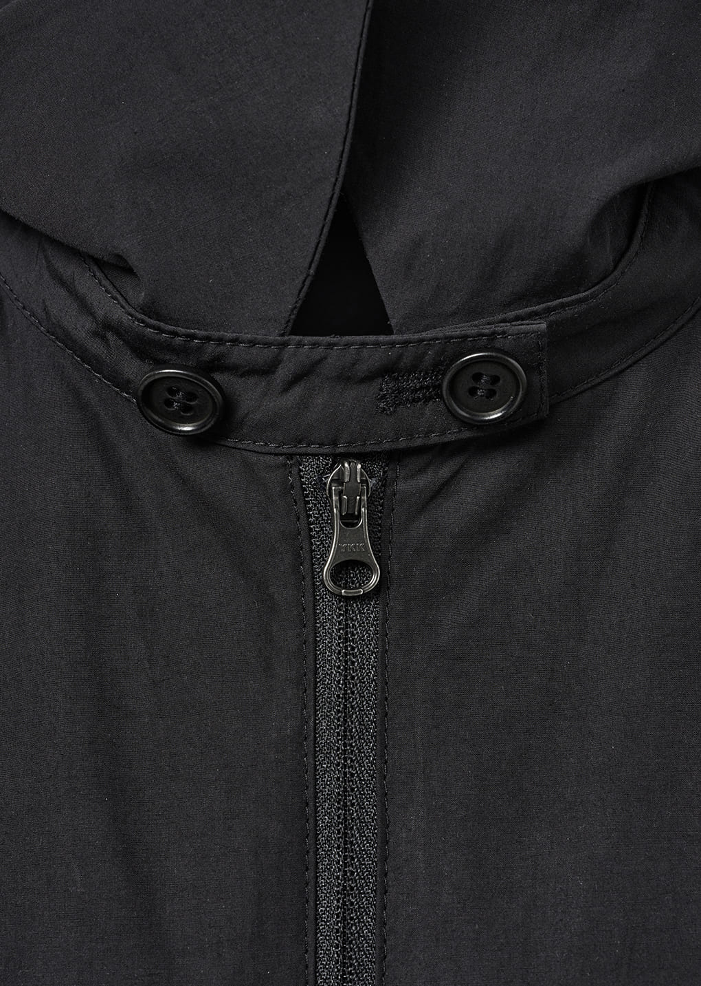 cropped zip-up jumper, black
