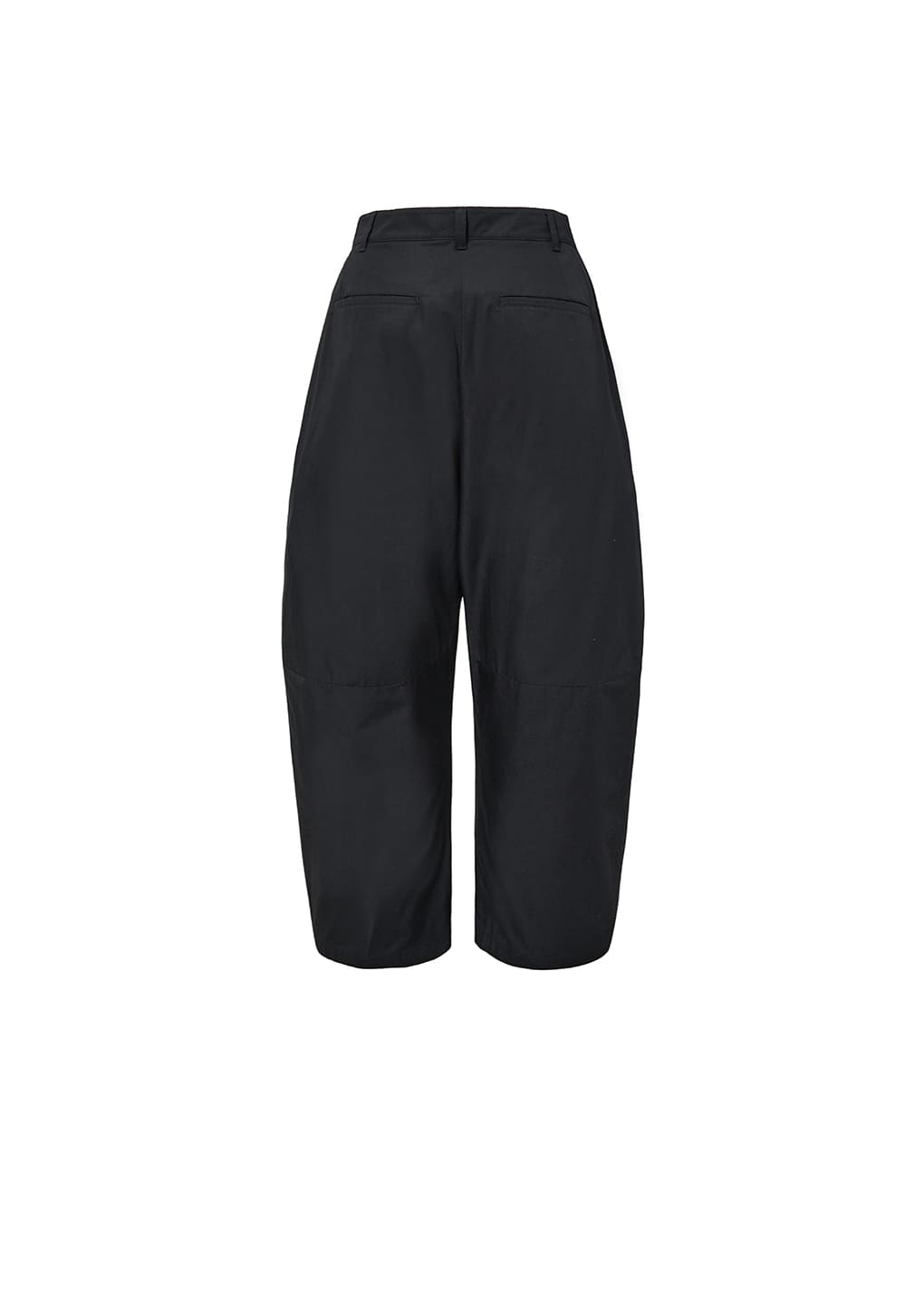 curved zip pants, black hover