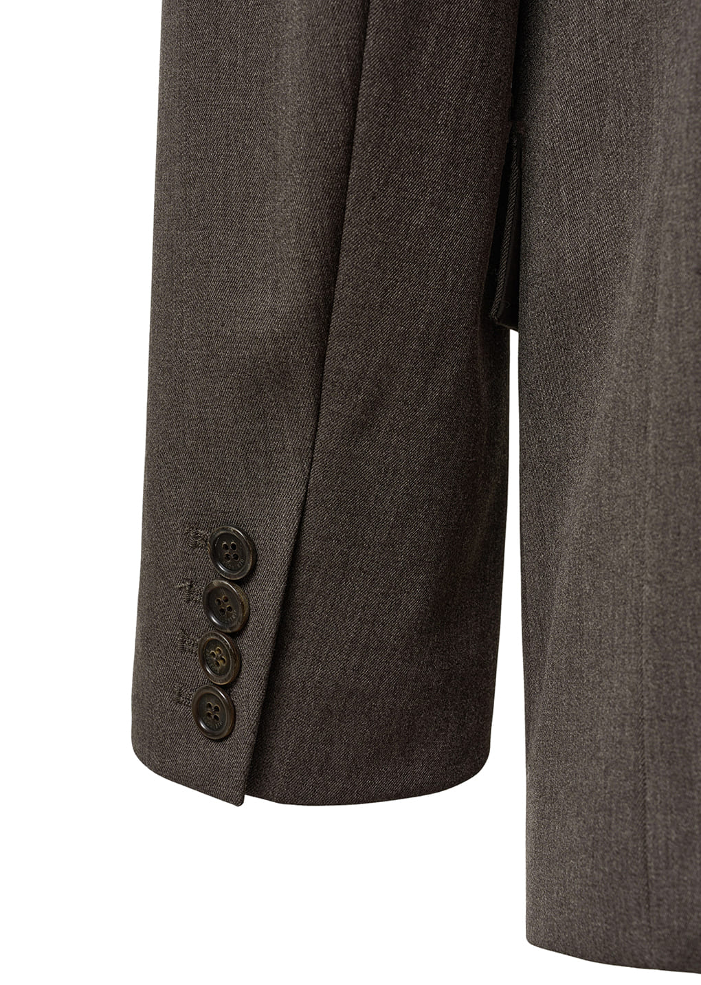 double breasted wool jacket, brown