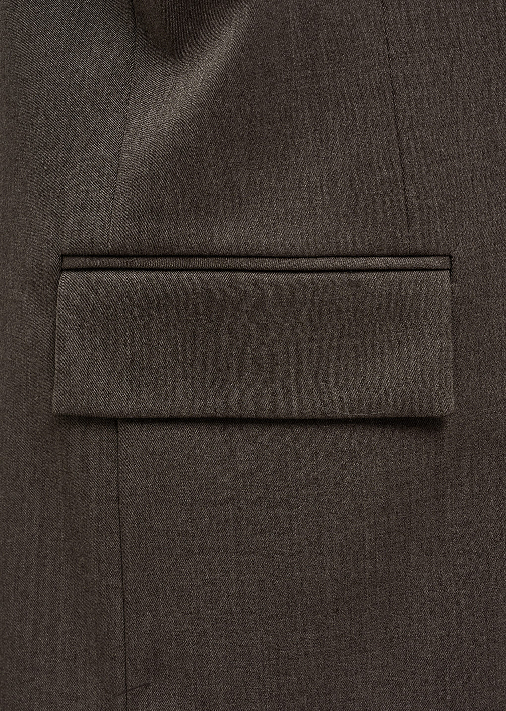 double breasted wool jacket, brown