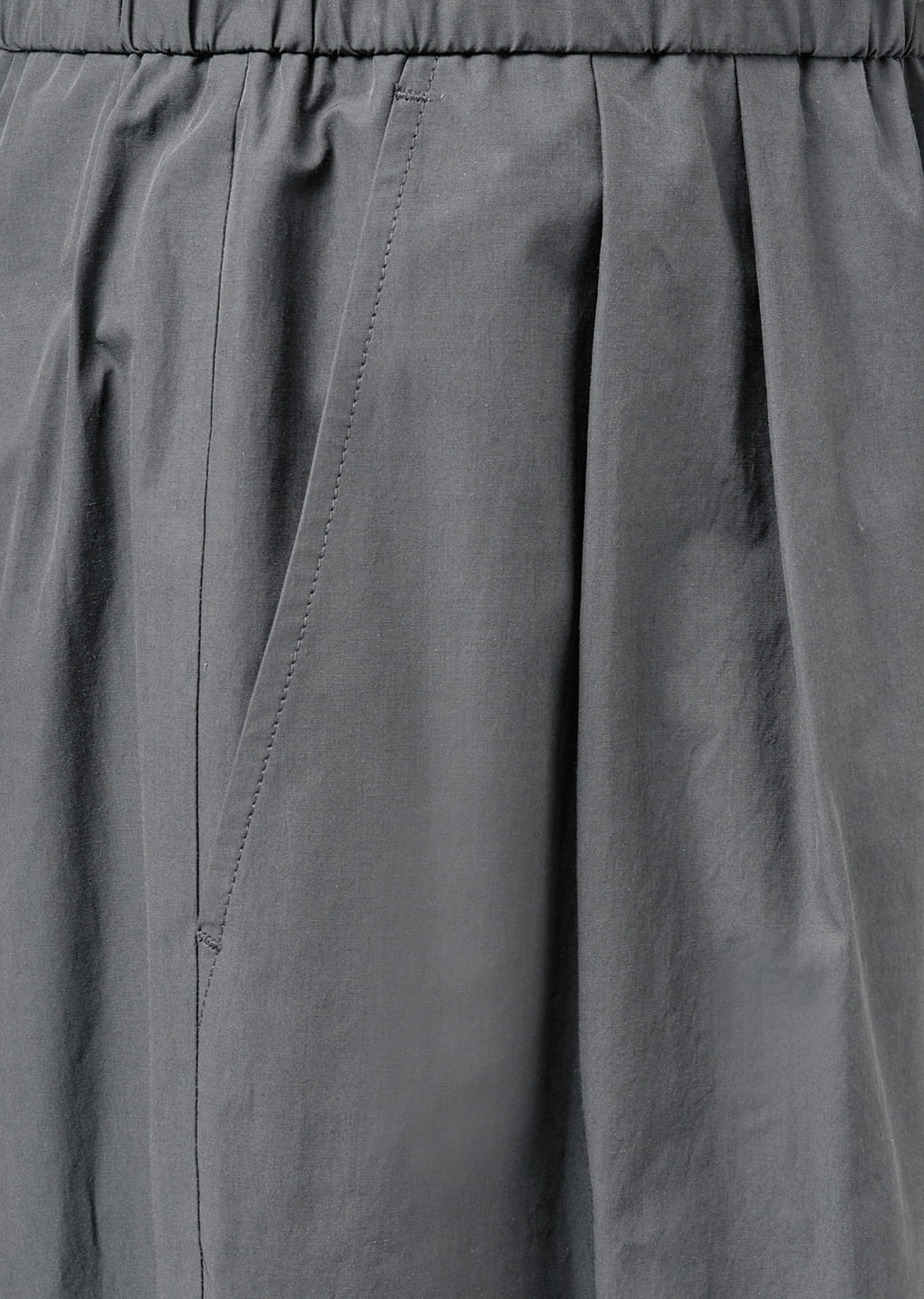 drawstring pants, charcoal