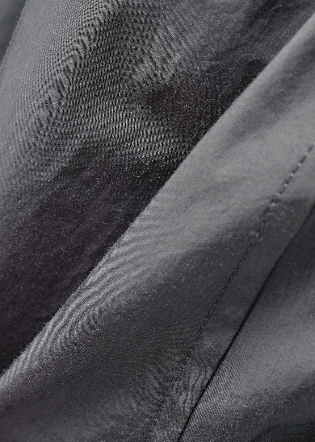 drawstring pants, charcoal