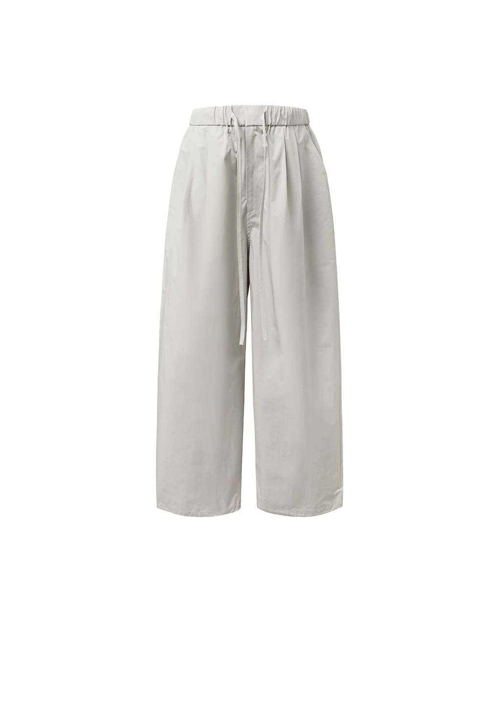 drawstring pants, grey