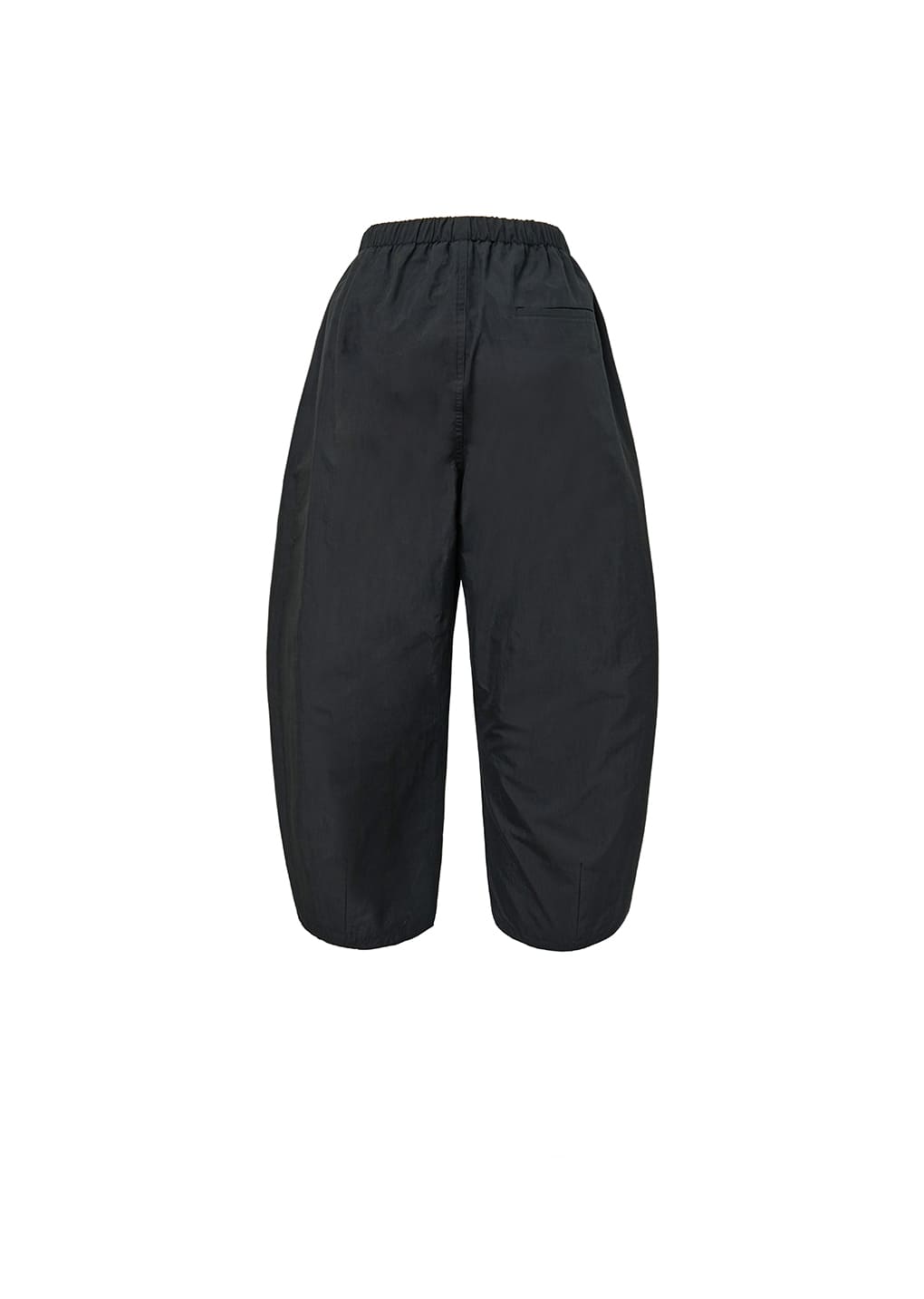 drawstring wide fatigue pants, black hover