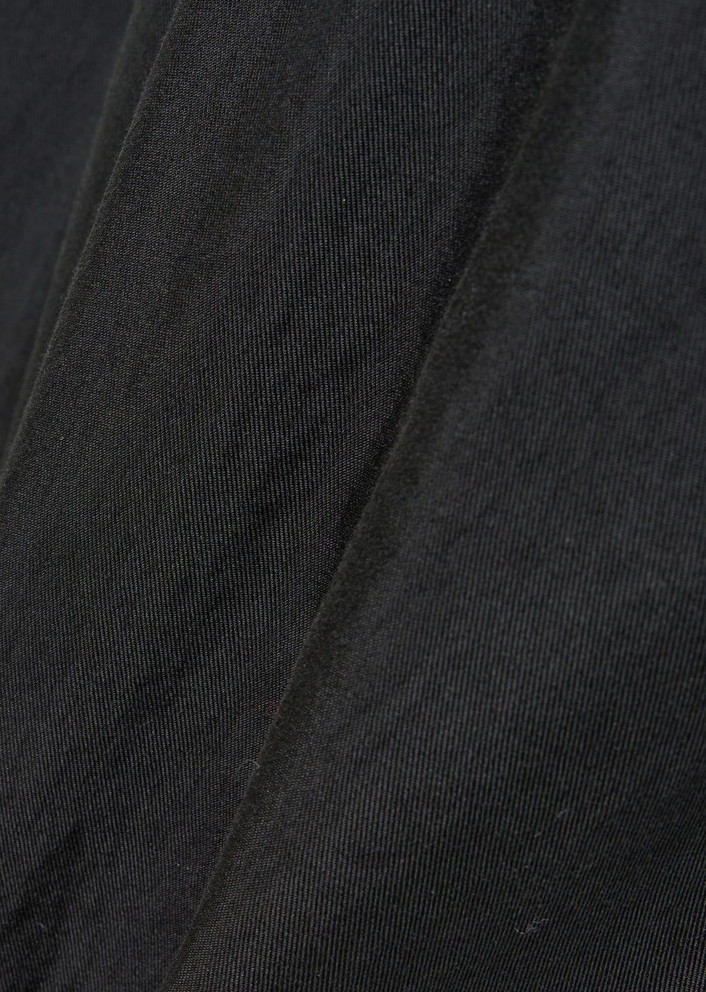 drawstring wide fatigue pants, black