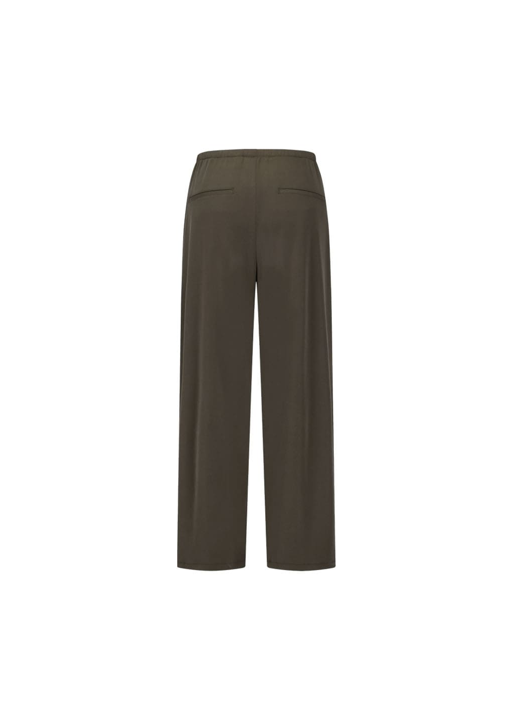 easy banding pants, brown