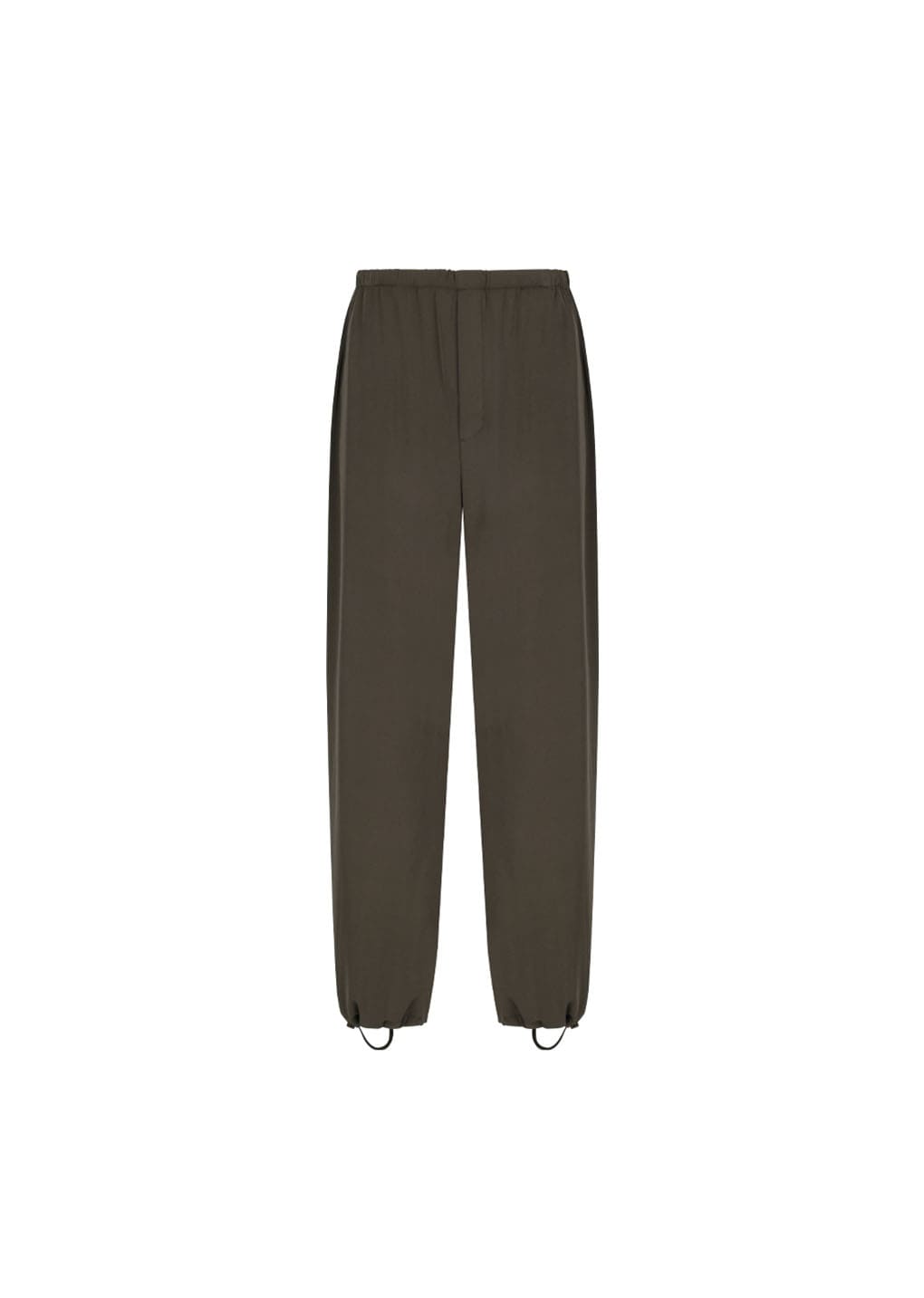 easy banding pants, brown