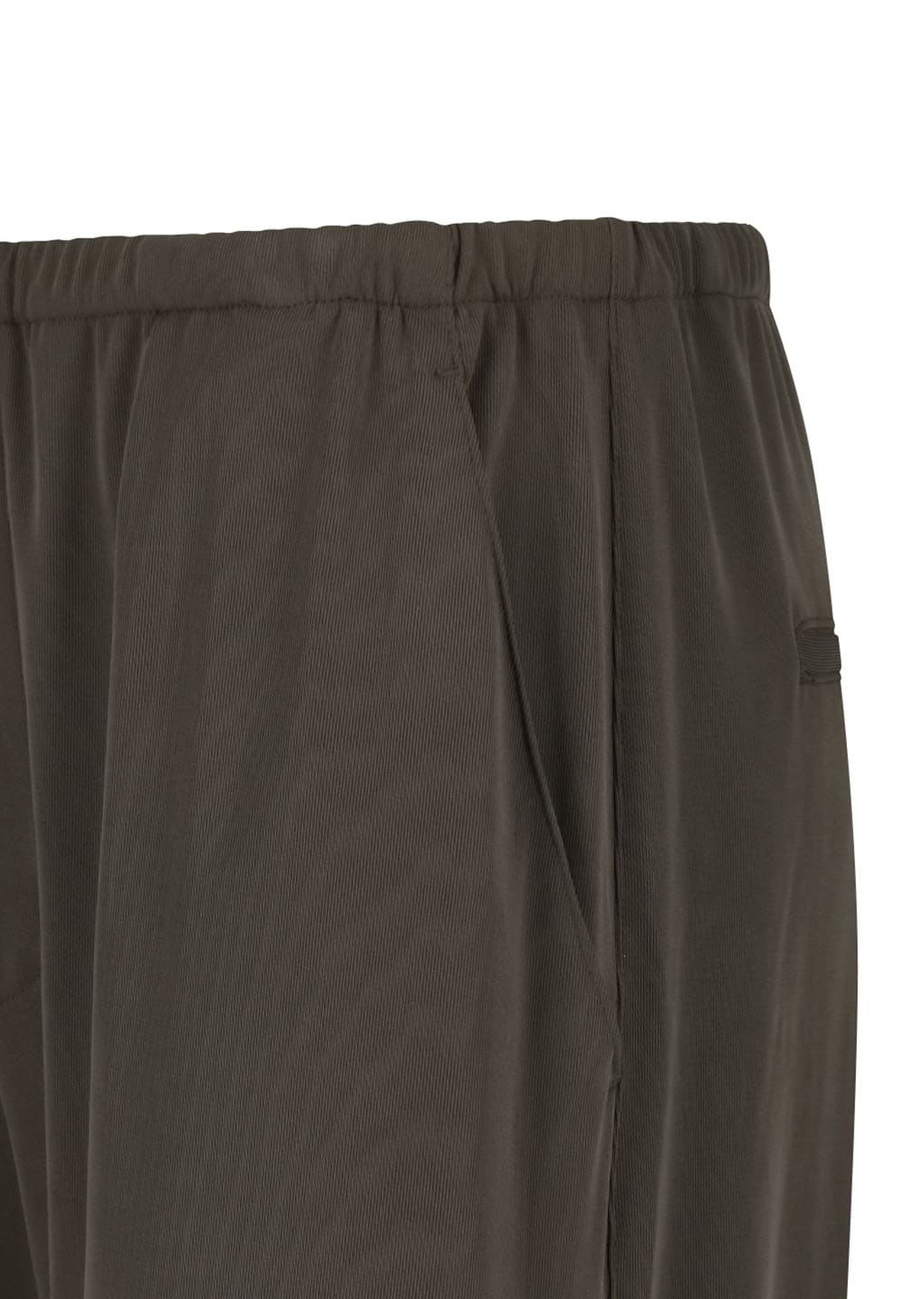 easy banding pants, brown