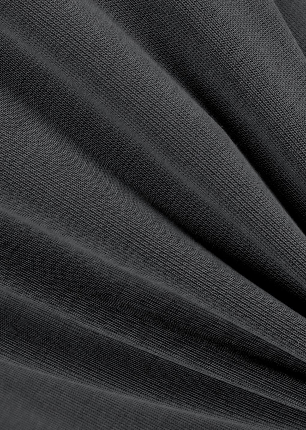 easy banding pants, charcoal