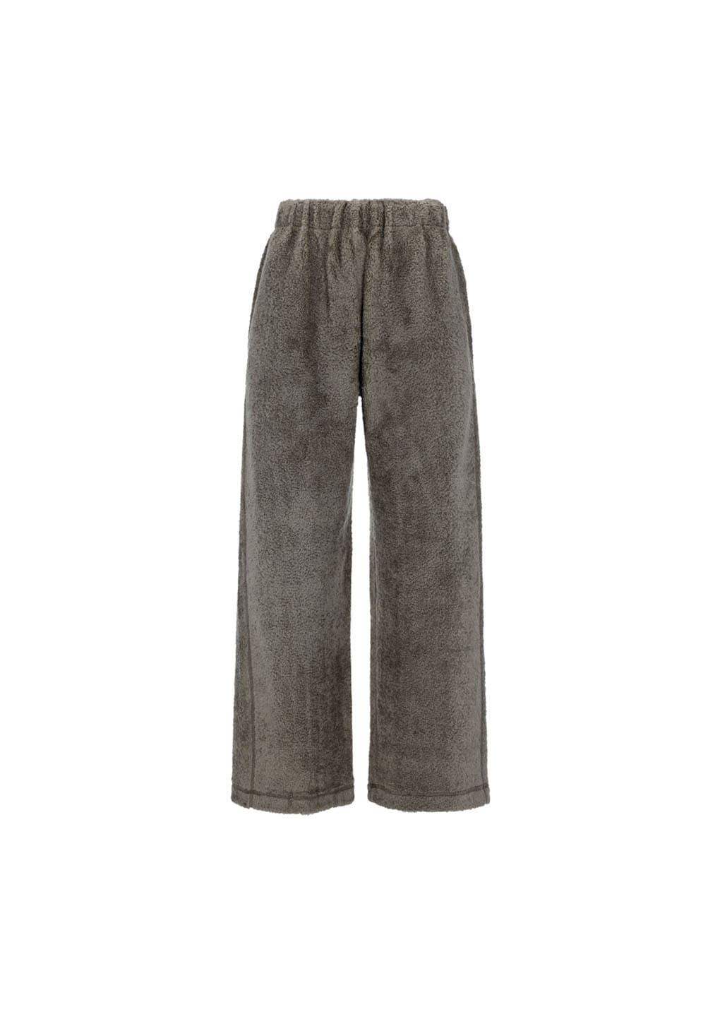 fluffy banding pants, khaki