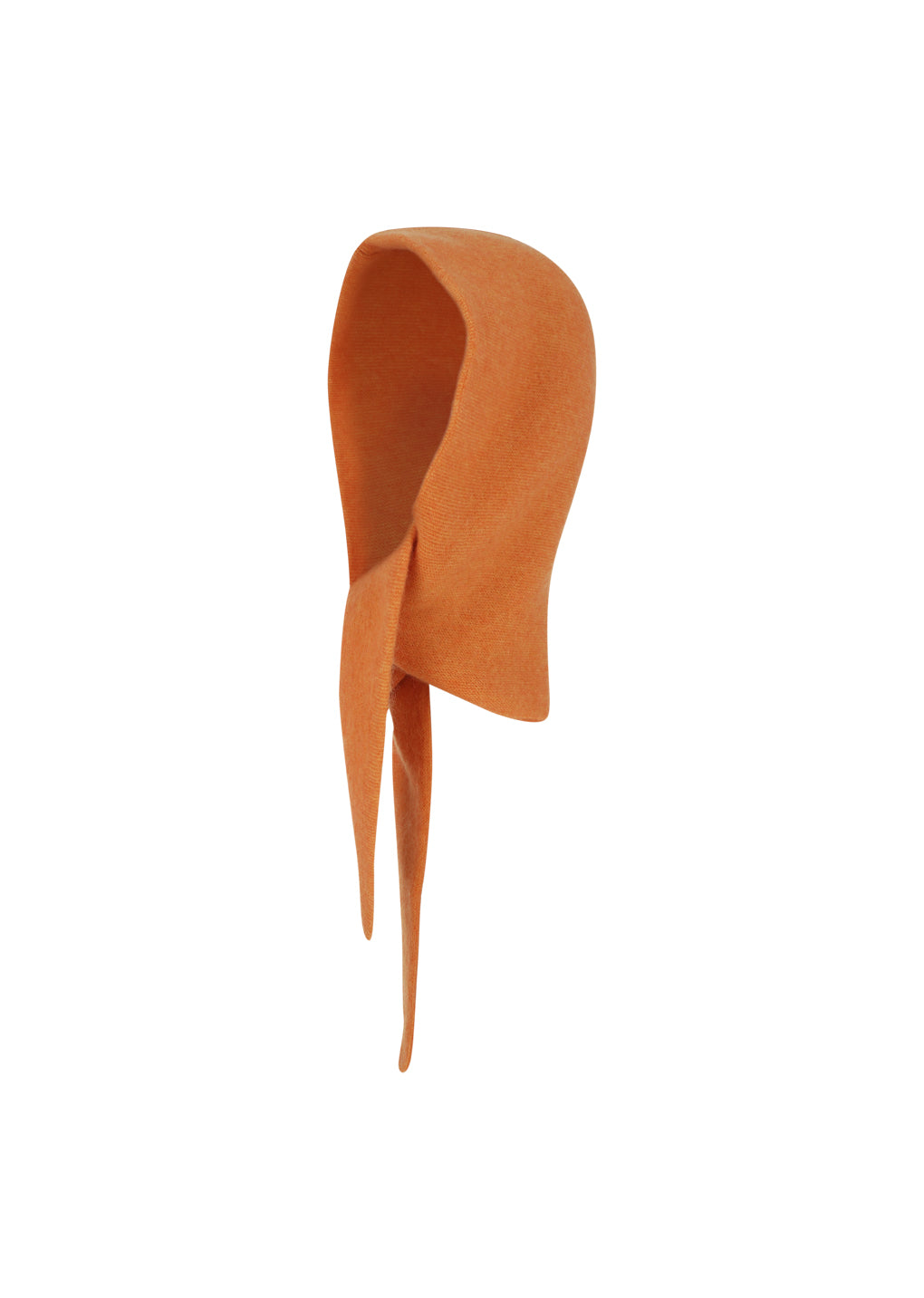 hairy balaclava scarf, orange