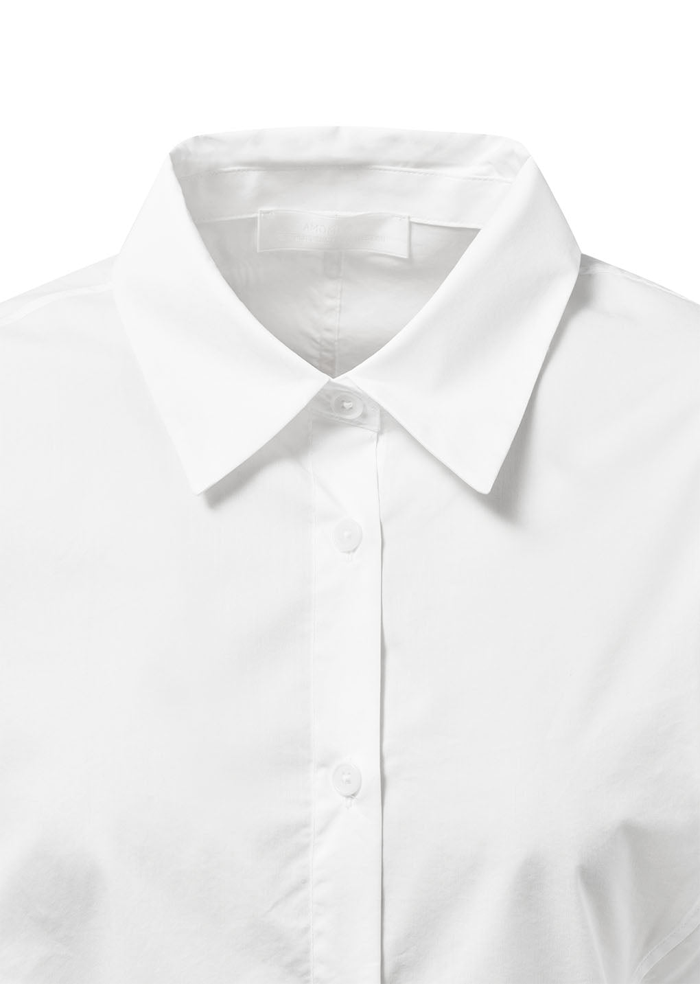 half sleeve shirts, white