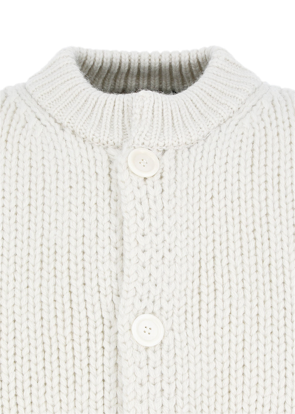 hand knitted cardigan, ecru