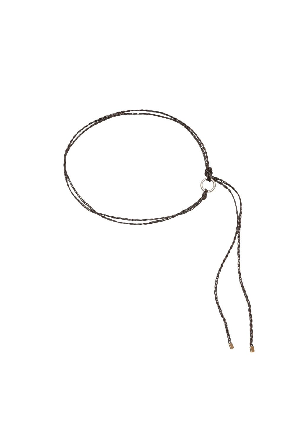 handmade leather belt, brown