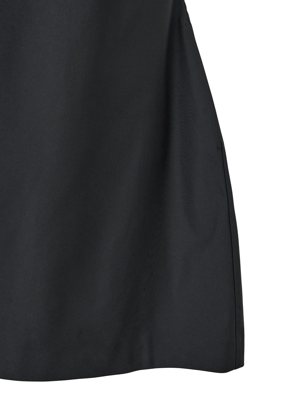 hourglass mini dress, black