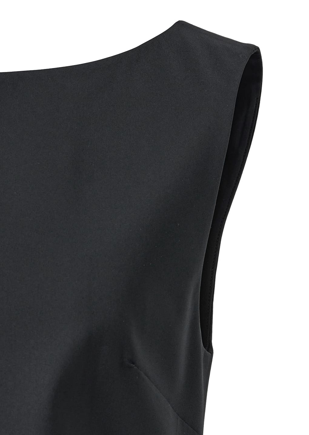 hourglass mini dress, black