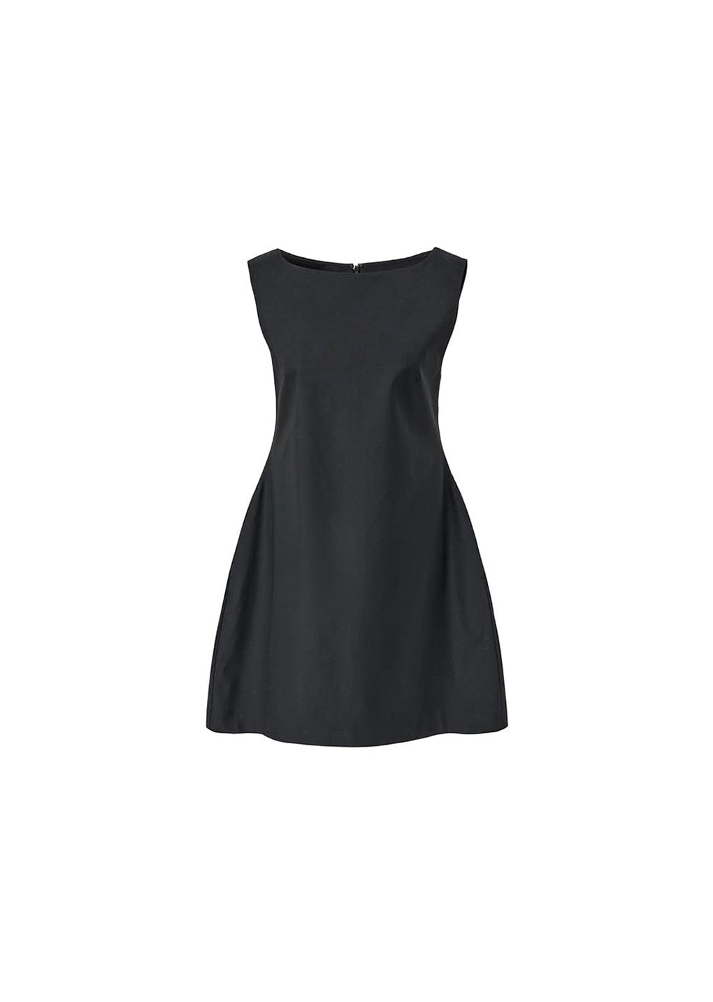 hourglass mini dress, black