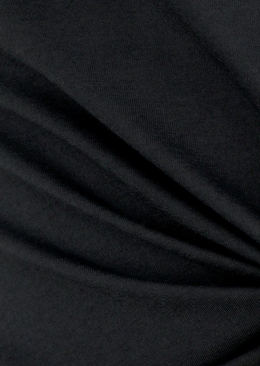 jersey halter neck top, charcoal