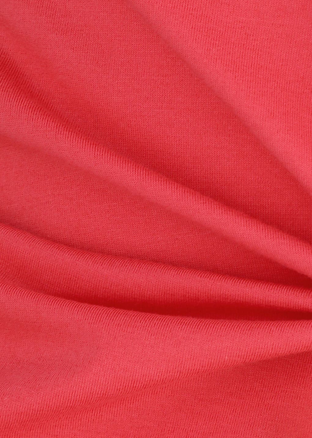 jersey halter neck top, red