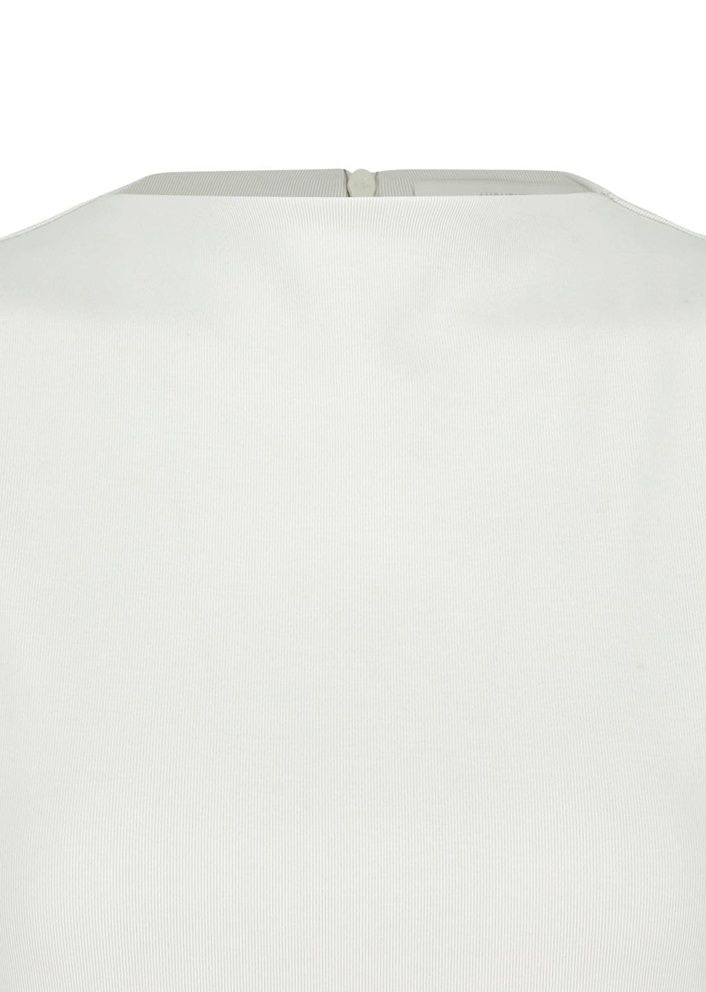 jersey mock neck top, ivory