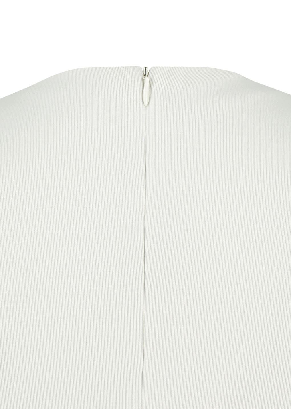 jersey mock neck top, ivory