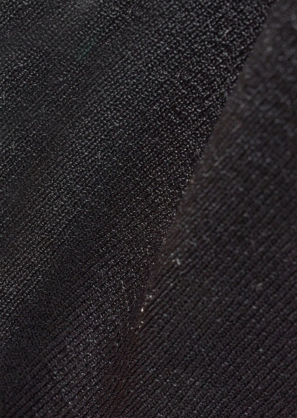 knit capri pants, black