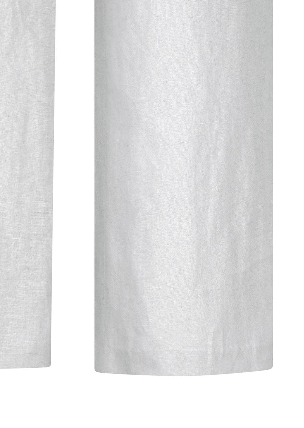 linen banding pants, light grey