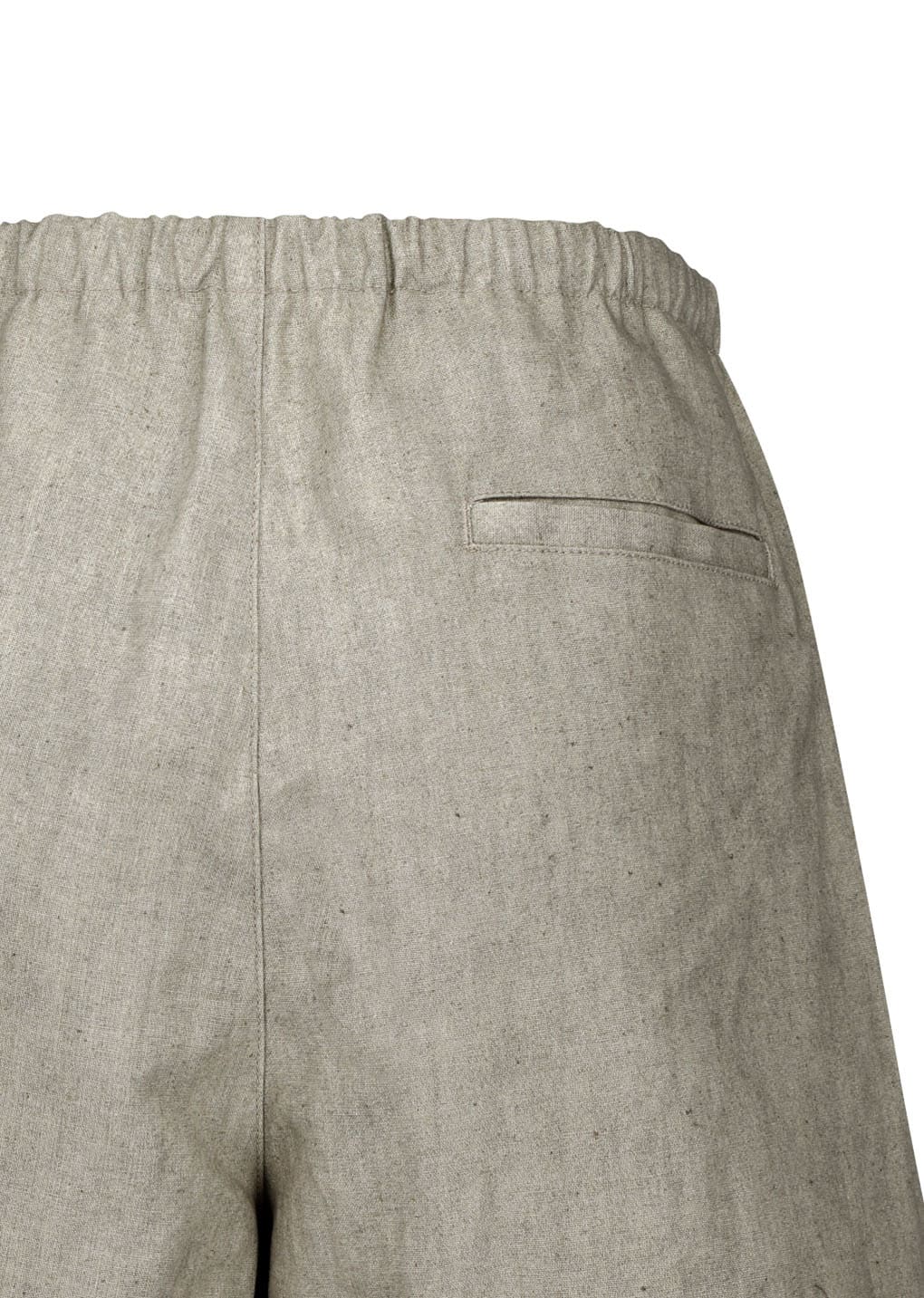 linen drawstring shorts, beige