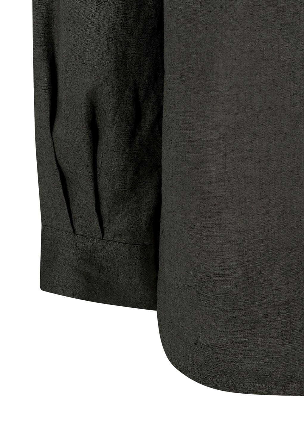 linen oversized shirt, khaki grey