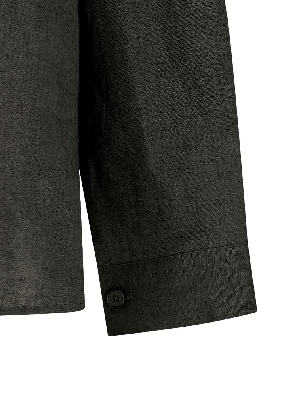 linen oversized shirt, khaki grey