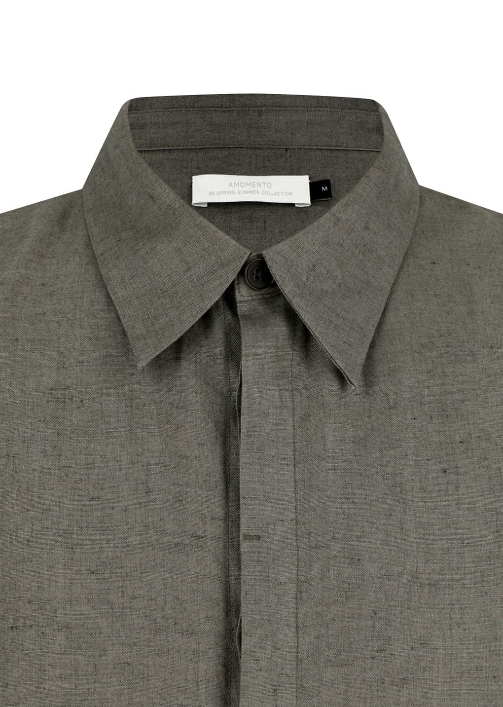 linen oversized shirt, khaki