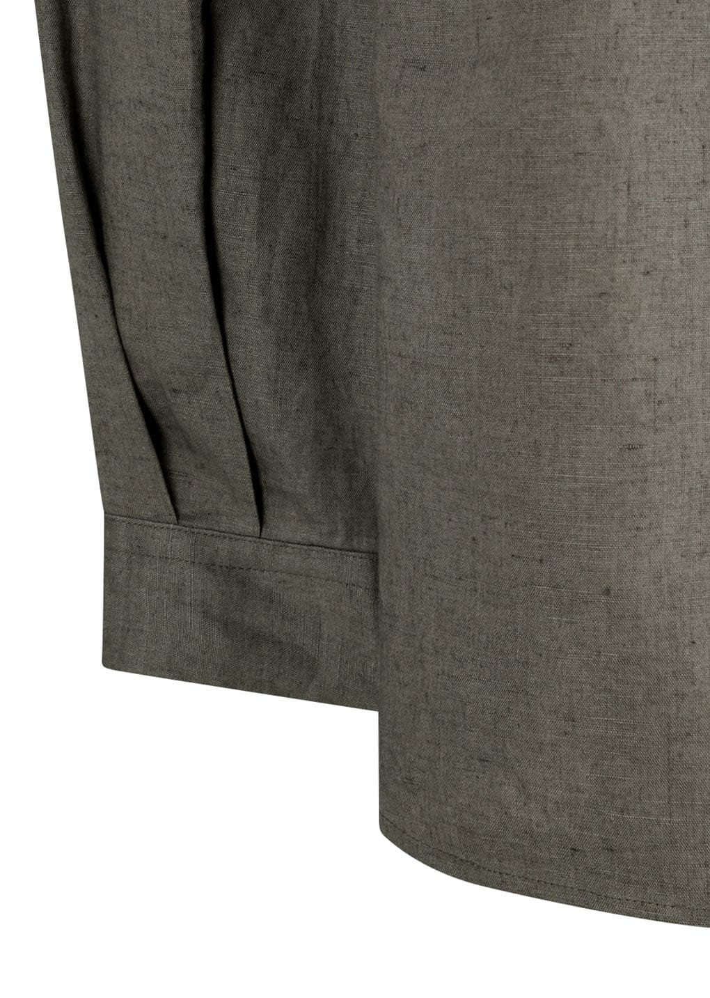 linen oversized shirt, khaki