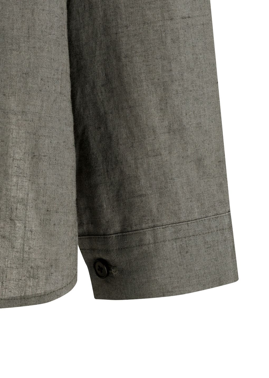 linen oversized shirt, khaki