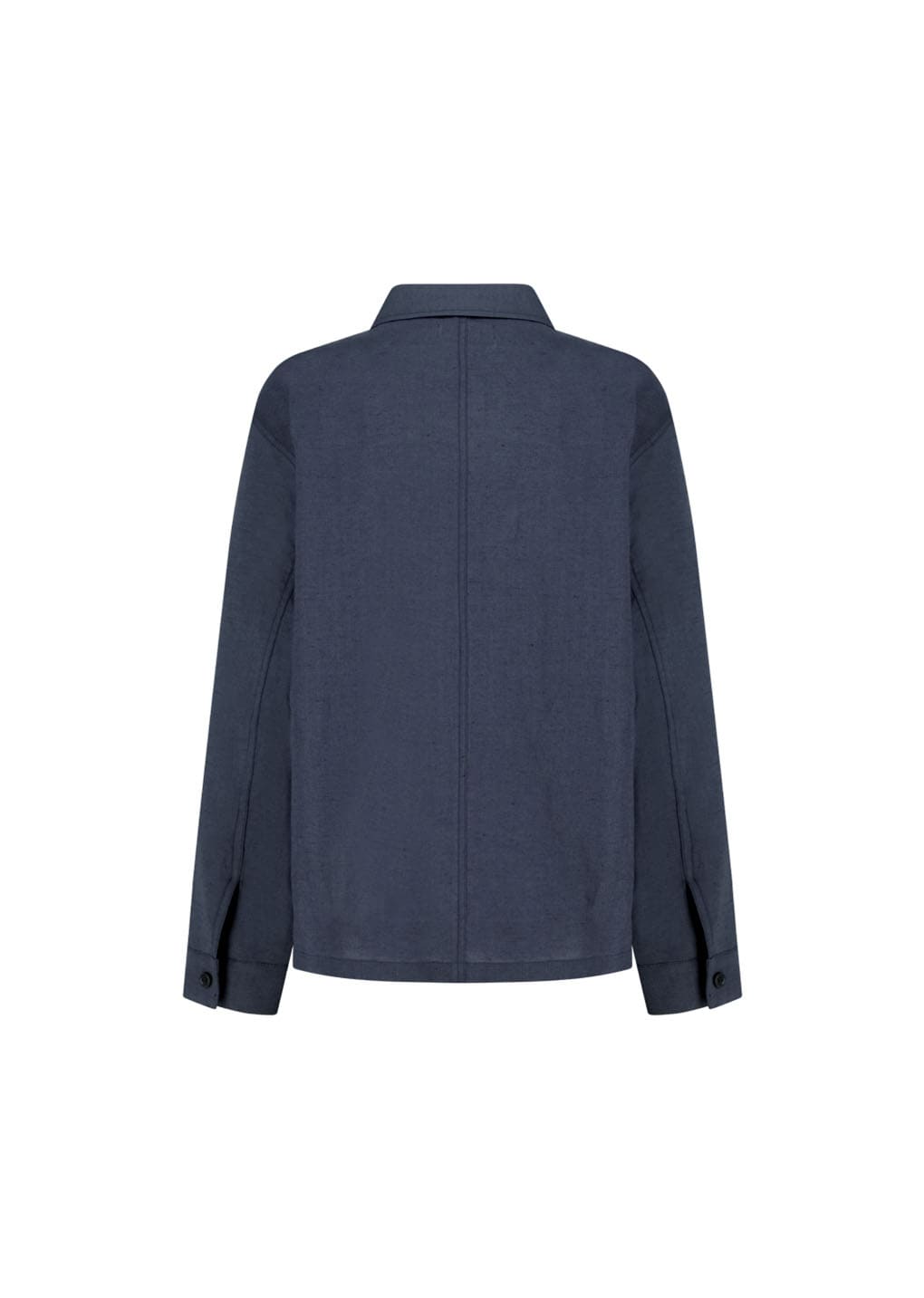 linen pocket jacket, blue