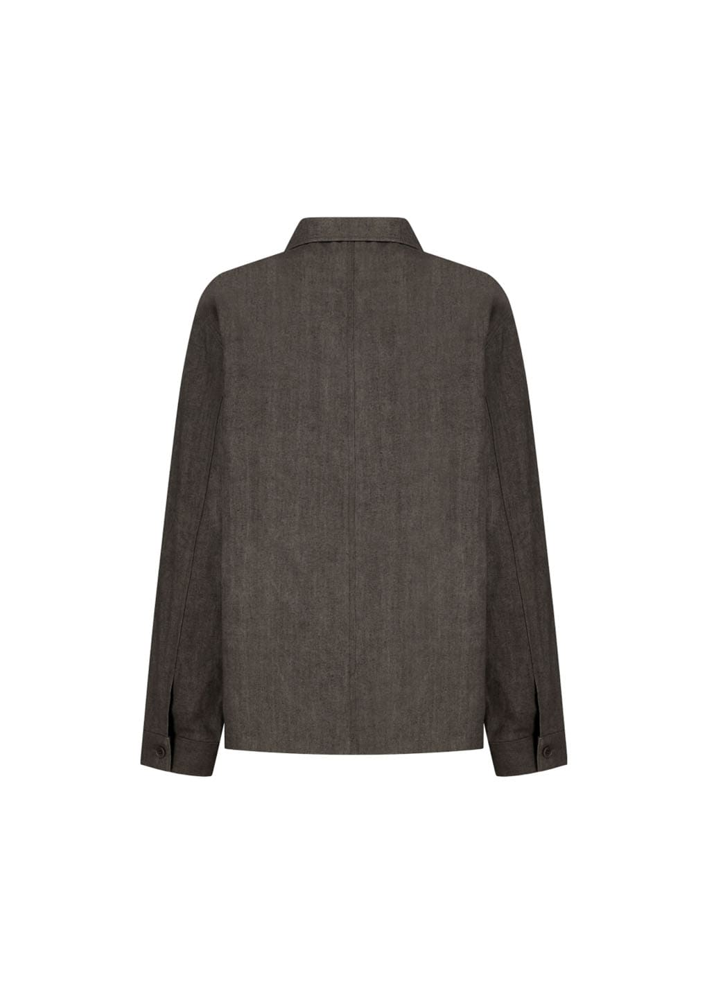 linen pocket jacket, brown