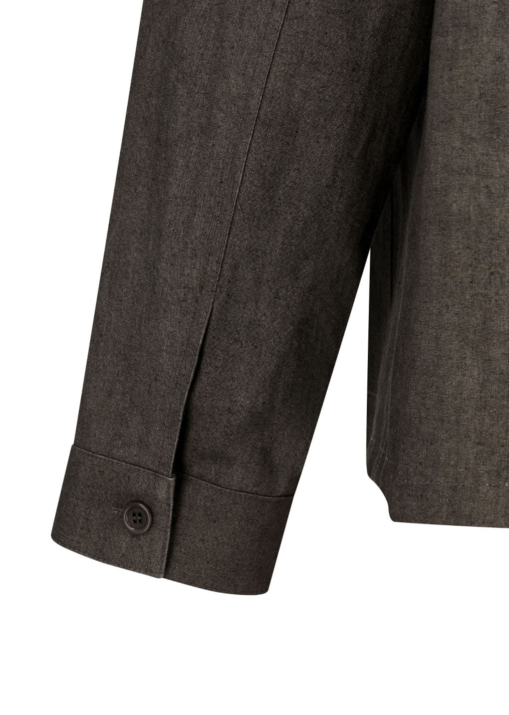 linen pocket jacket, brown