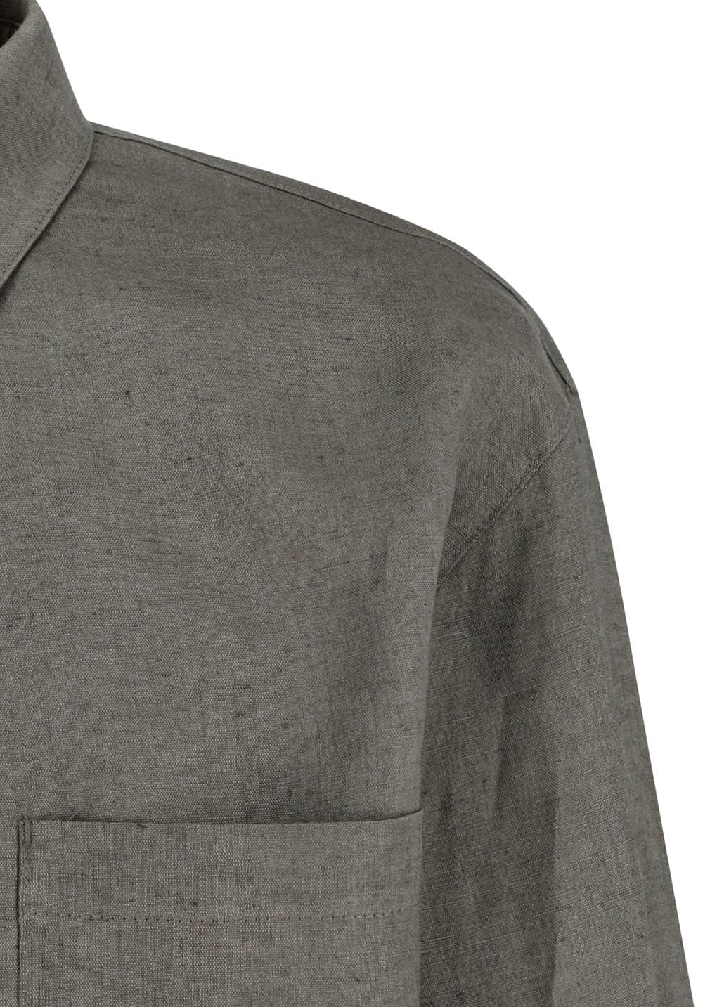 linen pullover, khaki