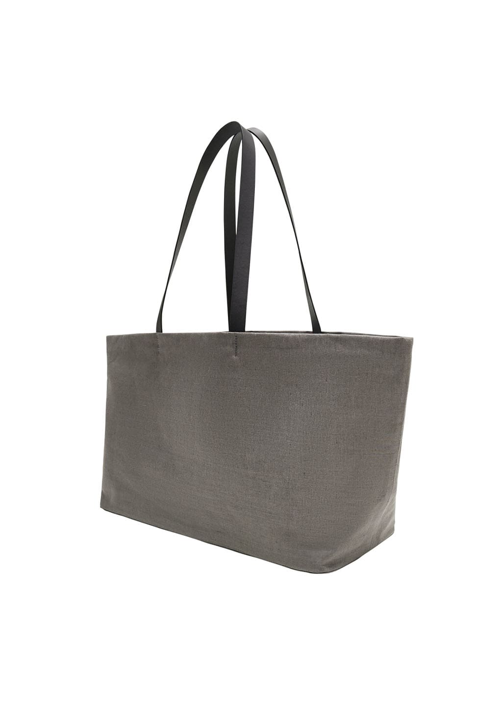 linen shopper bag, khaki