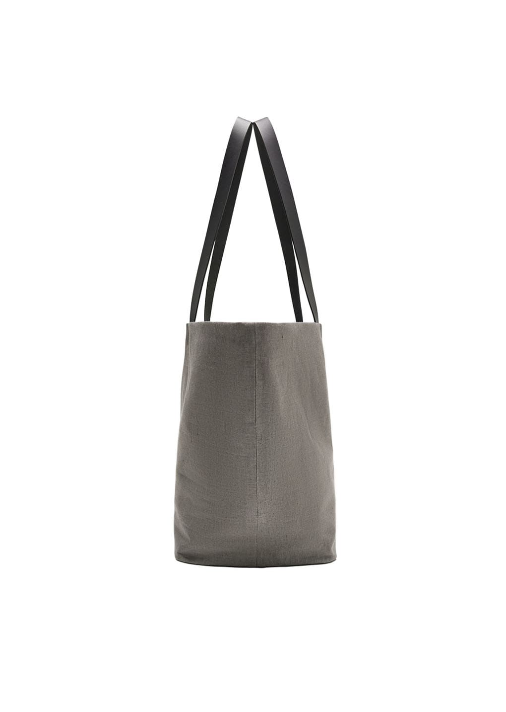 linen shopper bag, khaki