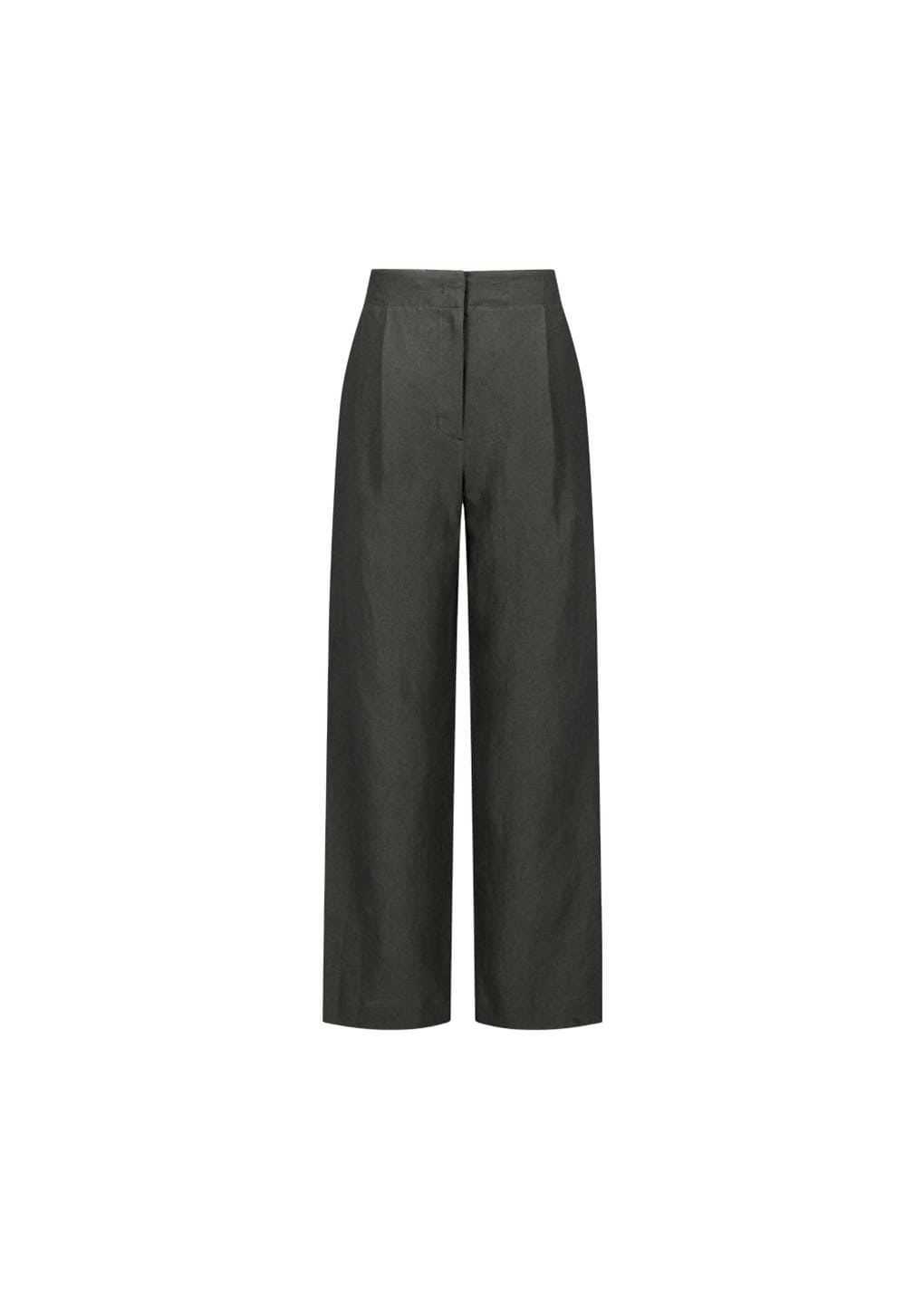 linen tuck pants, khaki grey