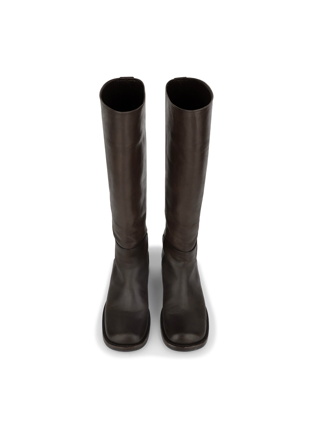 long boots, brown