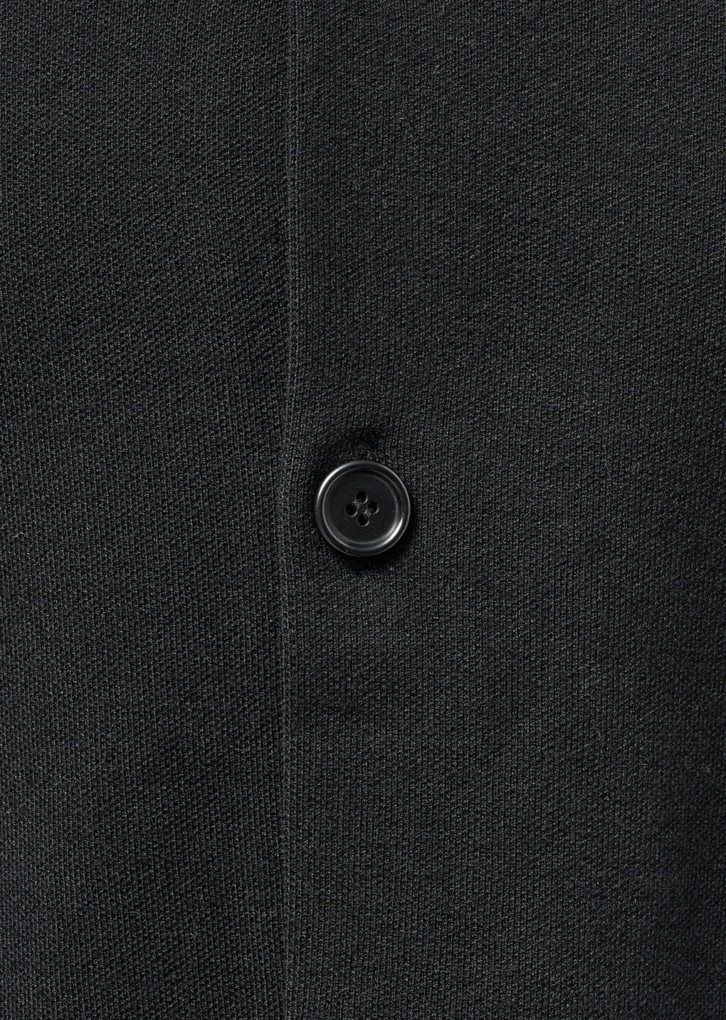 men's curved cardigan, black
