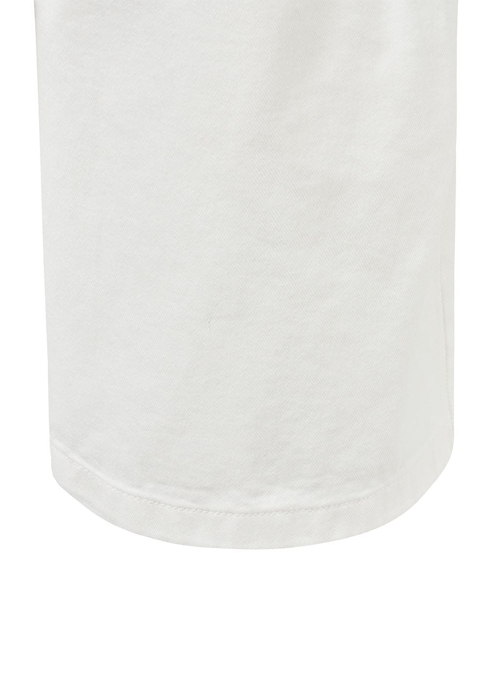 men's cut-out pocket denim shorts, white