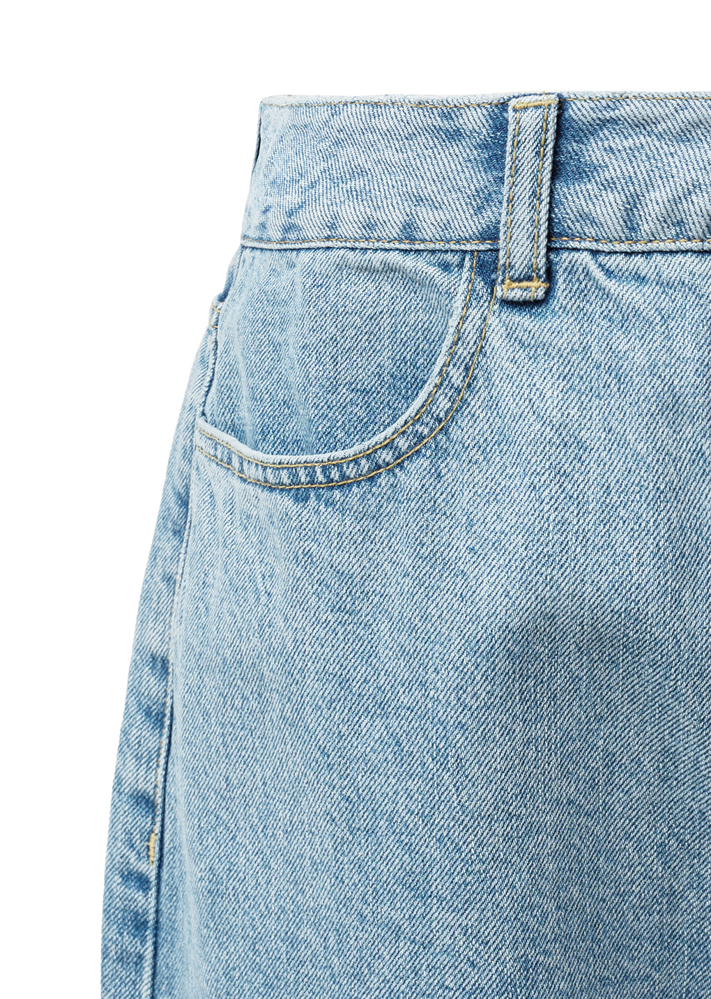 men's recycle cotton denim, light blue